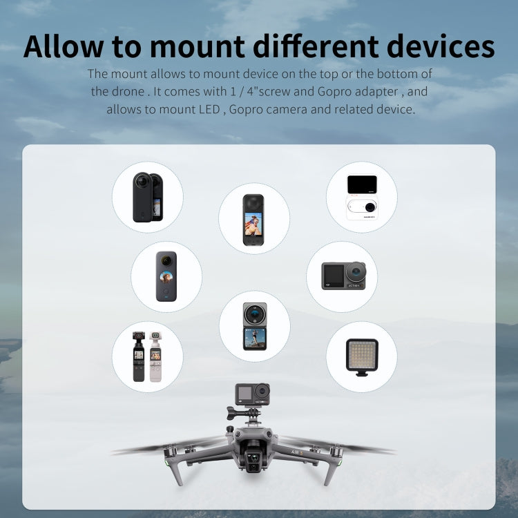 For DJI Air 3 STARTRC Night Navigation Light Speaker Expansion Mount, For DJI Air 3 For DJI Air 3 STARTRC Night Navigation Light Speaker Expansion Mount, For DJI Air 3